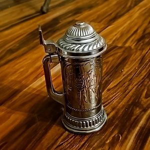 Vintage avon silver on painted mug